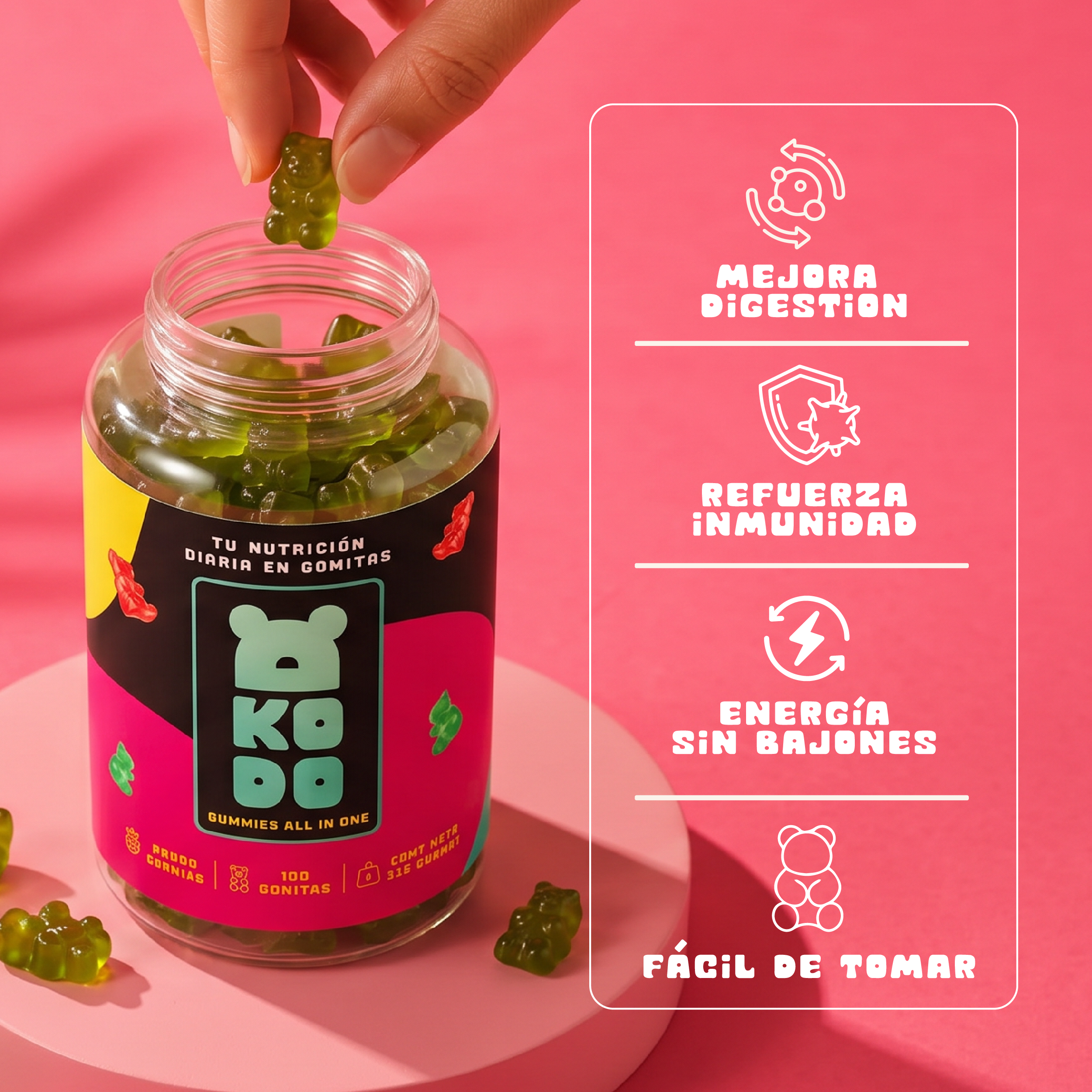 Kodo Gummies — pack mensual y beneficios